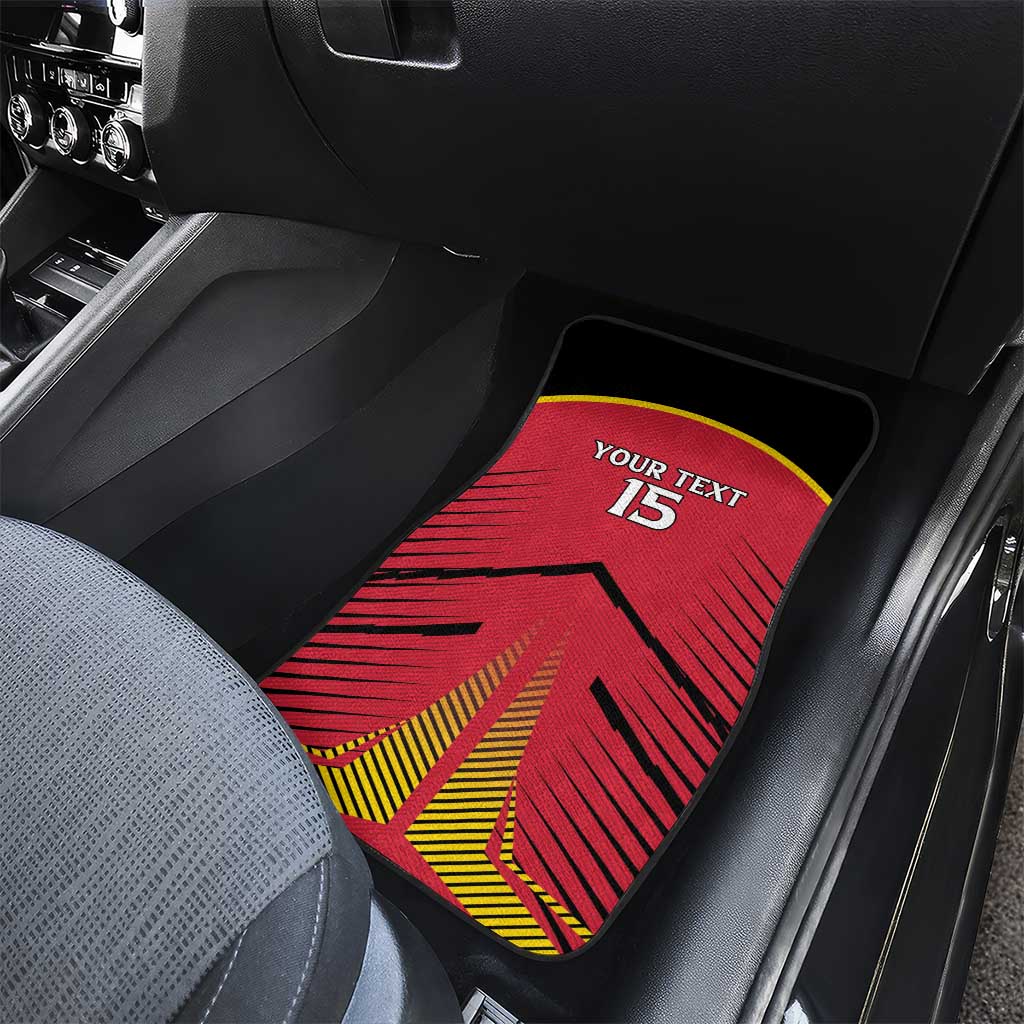Custom Trinidad and Tobago Cricket Car Mats Wave Yuh Flag - Trinbago Strong