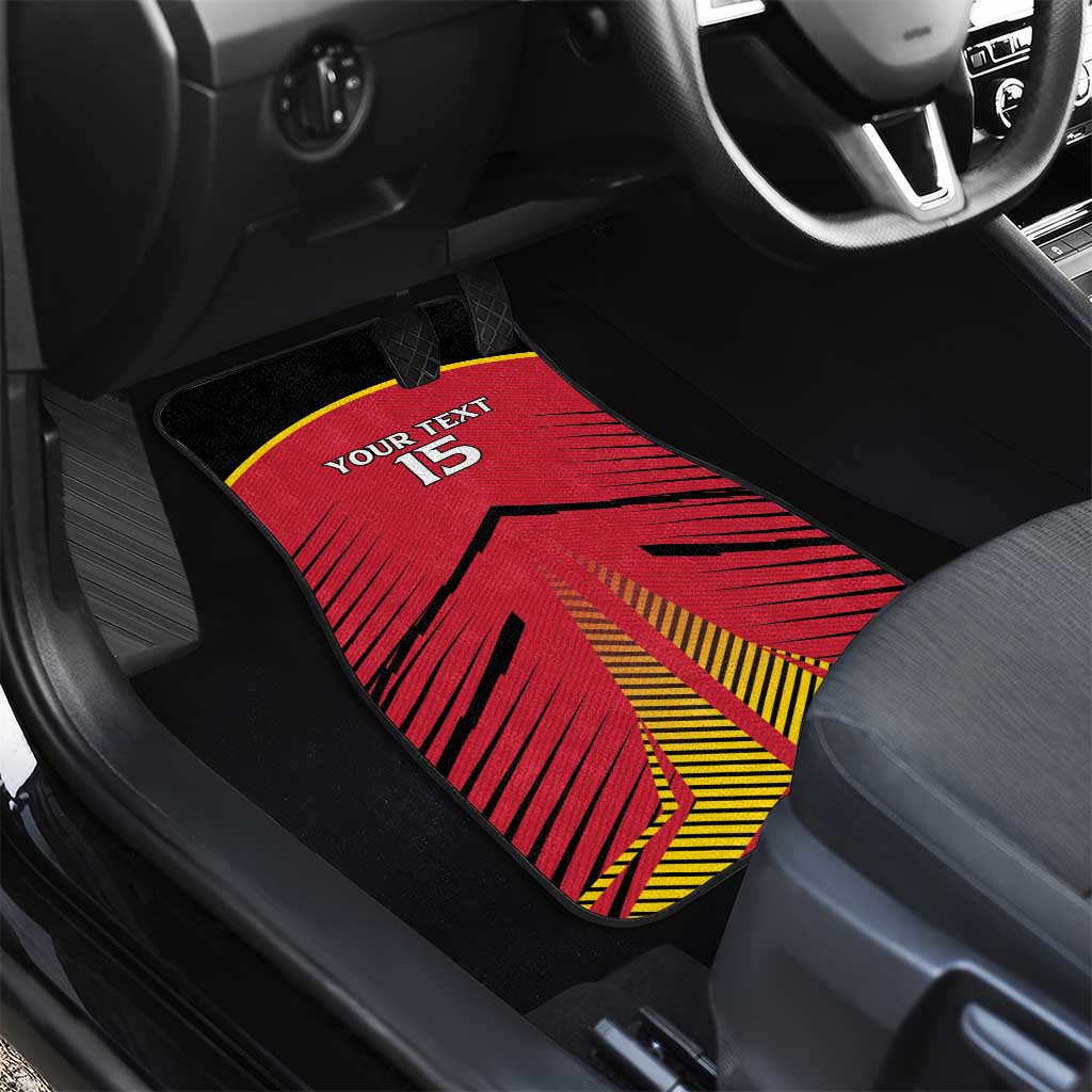 Custom Trinidad and Tobago Cricket Car Mats Wave Yuh Flag - Trinbago Strong