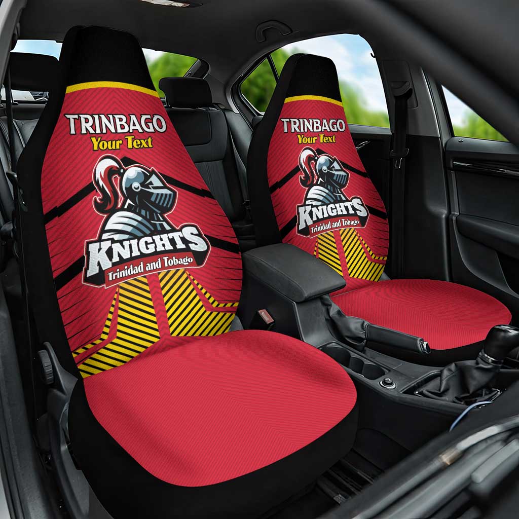 Custom Trinidad and Tobago Cricket Car Seat Cover Wave Yuh Flag - Trinbago Strong