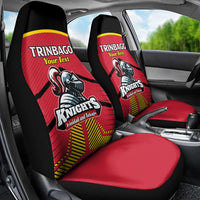 Custom Trinidad and Tobago Cricket Car Seat Cover Wave Yuh Flag - Trinbago Strong