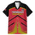 Custom Trinidad and Tobago Cricket Family Matching Mermaid Dress and Hawaiian Shirt Wave Yuh Flag - Trinbago Strong