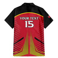 Custom Trinidad and Tobago Cricket Family Matching Mermaid Dress and Hawaiian Shirt Wave Yuh Flag - Trinbago Strong