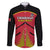 Custom Trinidad and Tobago Cricket Family Matching Puletasi and Hawaiian Shirt Wave Yuh Flag - Trinbago Strong
