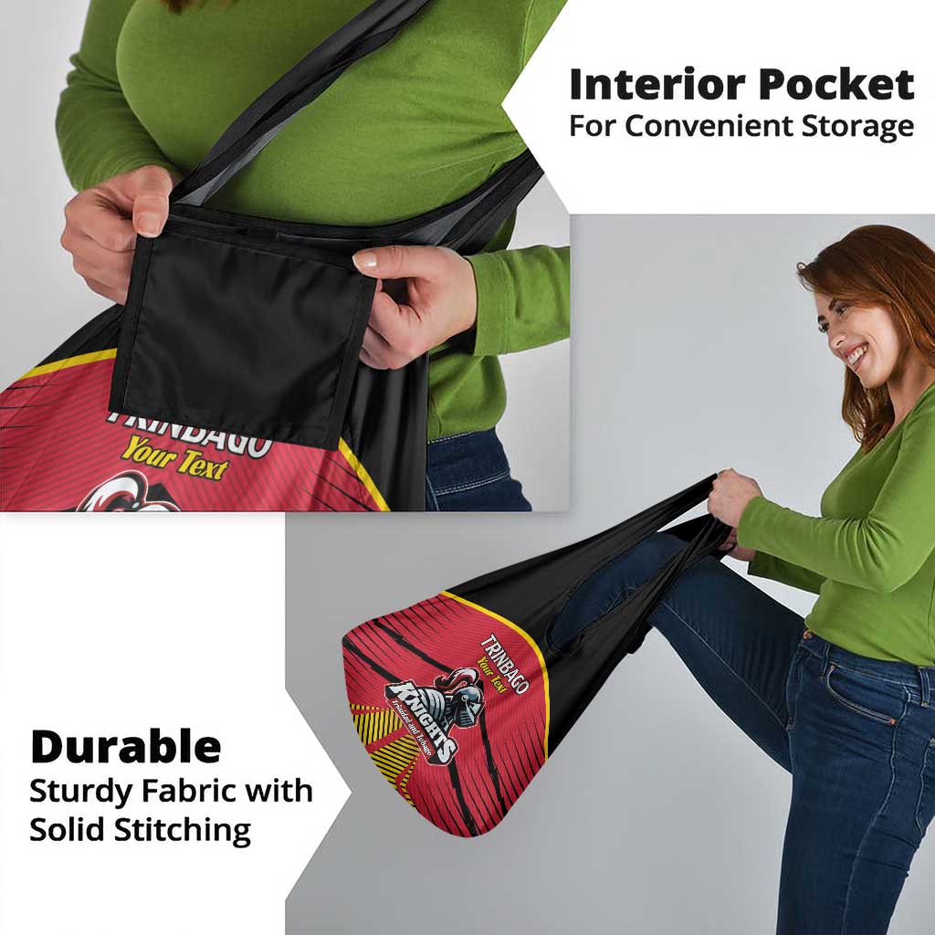 Custom Trinidad and Tobago Cricket Grocery Bag Wave Yuh Flag - Trinbago Strong