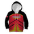 Custom Trinidad and Tobago Cricket Kid Hoodie Wave Yuh Flag - Trinbago Strong