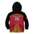 Custom Trinidad and Tobago Cricket Kid Hoodie Wave Yuh Flag - Trinbago Strong