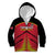 Custom Trinidad and Tobago Cricket Kid Hoodie Wave Yuh Flag - Trinbago Strong
