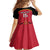 Custom Trinidad and Tobago Cricket Kid Short Sleeve Dress Wave Yuh Flag - Trinbago Strong