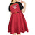 Custom Trinidad and Tobago Cricket Kid Short Sleeve Dress Wave Yuh Flag - Trinbago Strong