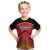 Custom Trinidad and Tobago Cricket Kid T Shirt Wave Yuh Flag - Trinbago Strong