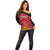 Custom Trinidad and Tobago Cricket Off Shoulder Sweater Wave Yuh Flag - Trinbago Strong