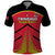 Custom Trinidad and Tobago Cricket Polo Shirt Wave Yuh Flag - Trinbago Strong