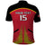 Custom Trinidad and Tobago Cricket Polo Shirt Wave Yuh Flag - Trinbago Strong