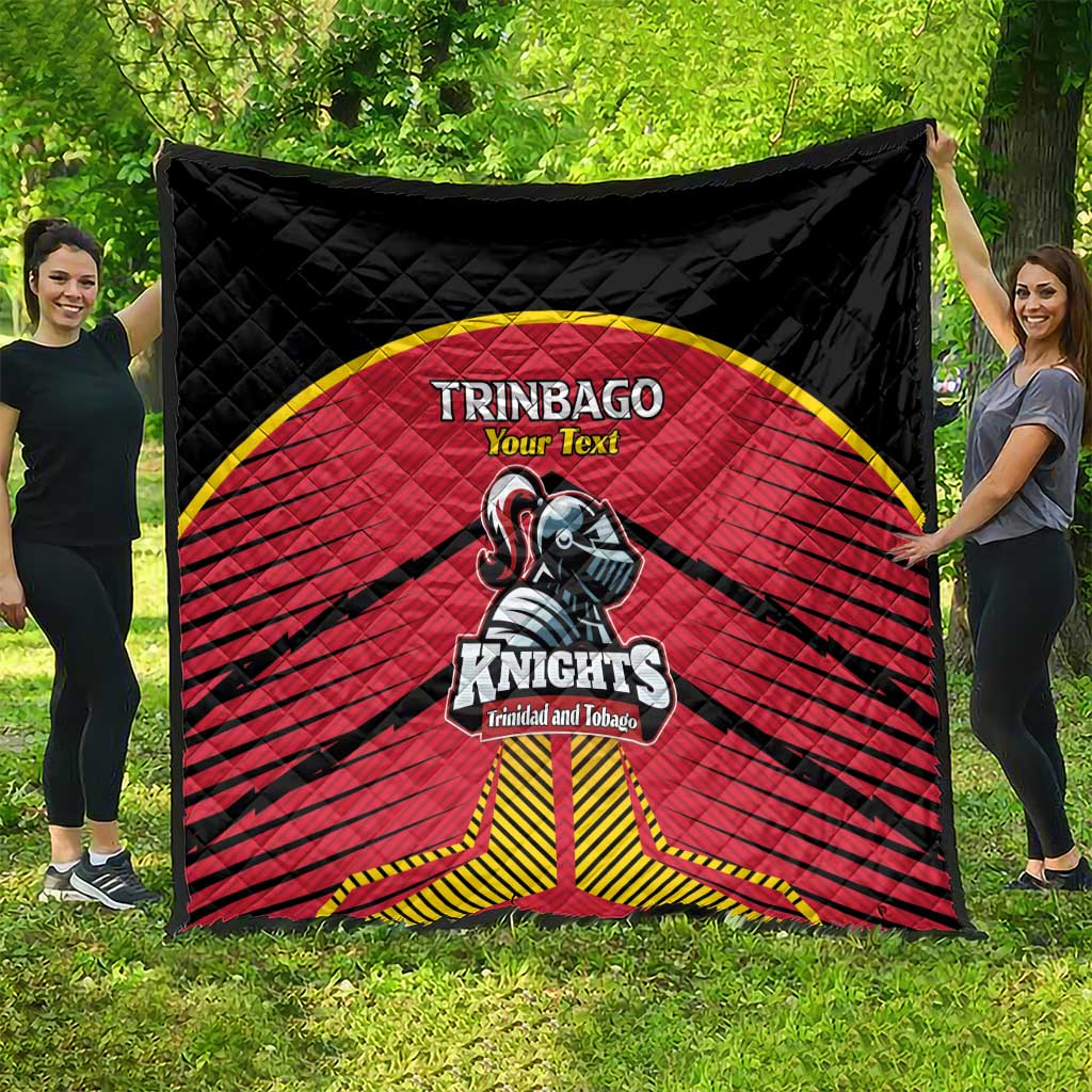 Custom Trinidad and Tobago Cricket Quilt Wave Yuh Flag - Trinbago Strong