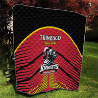 Custom Trinidad and Tobago Cricket Quilt Wave Yuh Flag - Trinbago Strong
