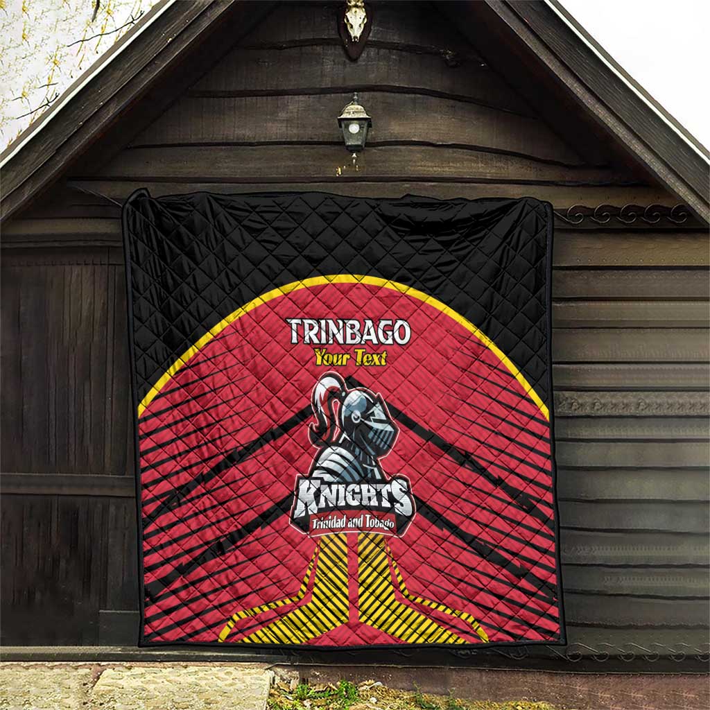 Custom Trinidad and Tobago Cricket Quilt Wave Yuh Flag - Trinbago Strong