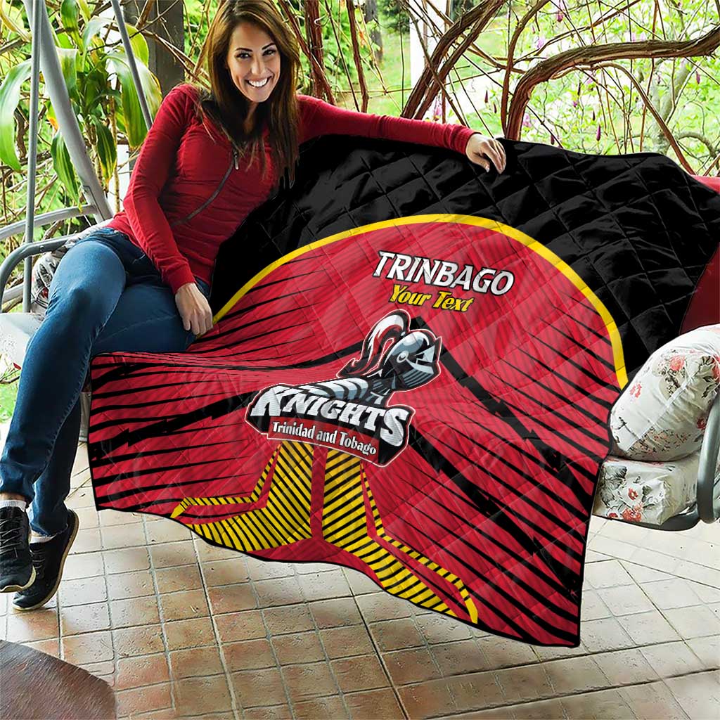Custom Trinidad and Tobago Cricket Quilt Wave Yuh Flag - Trinbago Strong