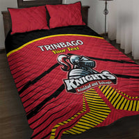 Custom Trinidad and Tobago Cricket Quilt Bed Set Wave Yuh Flag - Trinbago Strong