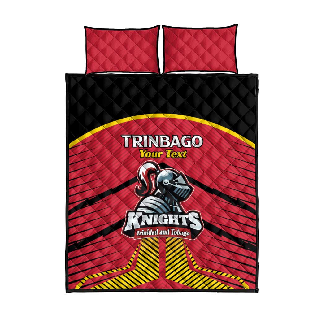 Custom Trinidad and Tobago Cricket Quilt Bed Set Wave Yuh Flag - Trinbago Strong