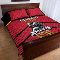 Custom Trinidad and Tobago Cricket Quilt Bed Set Wave Yuh Flag - Trinbago Strong