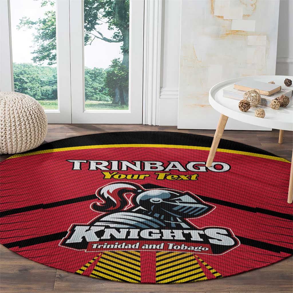 Custom Trinidad and Tobago Cricket Round Carpet Wave Yuh Flag - Trinbago Strong