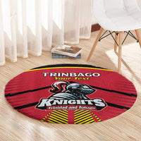 Custom Trinidad and Tobago Cricket Round Carpet Wave Yuh Flag - Trinbago Strong