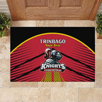 Custom Trinidad and Tobago Cricket Rubber Doormat Wave Yuh Flag - Trinbago Strong