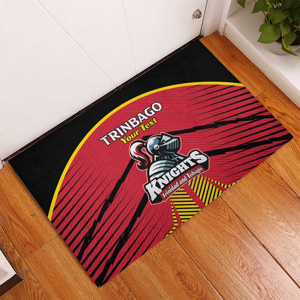 Custom Trinidad and Tobago Cricket Rubber Doormat Wave Yuh Flag - Trinbago Strong