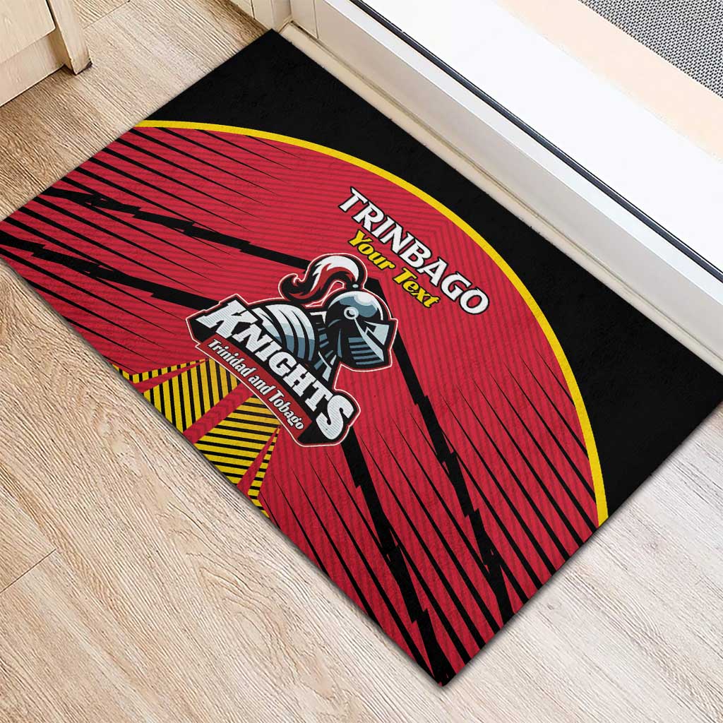 Custom Trinidad and Tobago Cricket Rubber Doormat Wave Yuh Flag - Trinbago Strong
