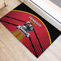 Custom Trinidad and Tobago Cricket Rubber Doormat Wave Yuh Flag - Trinbago Strong