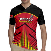 Custom Trinidad and Tobago Cricket Rugby Jersey Wave Yuh Flag - Trinbago Strong