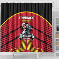 Custom Trinidad and Tobago Cricket Shower Curtain Wave Yuh Flag - Trinbago Strong