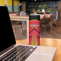 Custom Trinidad and Tobago Cricket Skinny Tumbler Wave Yuh Flag - Trinbago Strong