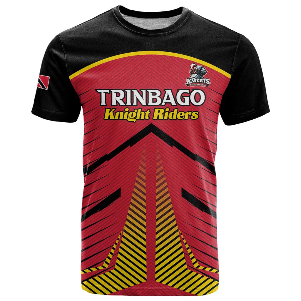 Custom Trinidad and Tobago Cricket T Shirt Wave Yuh Flag - Trinbago Strong