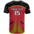 Custom Trinidad and Tobago Cricket T Shirt Wave Yuh Flag - Trinbago Strong