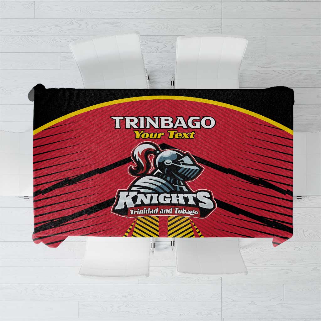 Custom Trinidad and Tobago Cricket Tablecloth Wave Yuh Flag - Trinbago Strong
