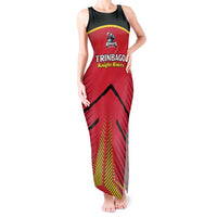 Custom Trinidad and Tobago Cricket Tank Maxi Dress Wave Yuh Flag - Trinbago Strong