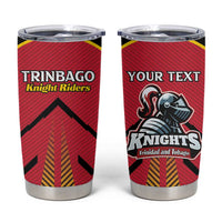 Custom Trinidad and Tobago Cricket Tumbler Cup Wave Yuh Flag - Trinbago Strong
