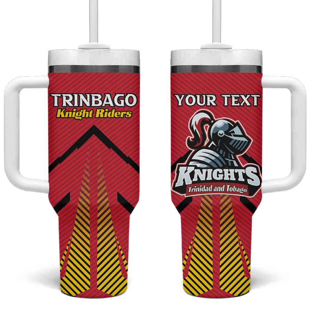 Custom Trinidad and Tobago Cricket Tumbler With Handle Wave Yuh Flag - Trinbago Strong