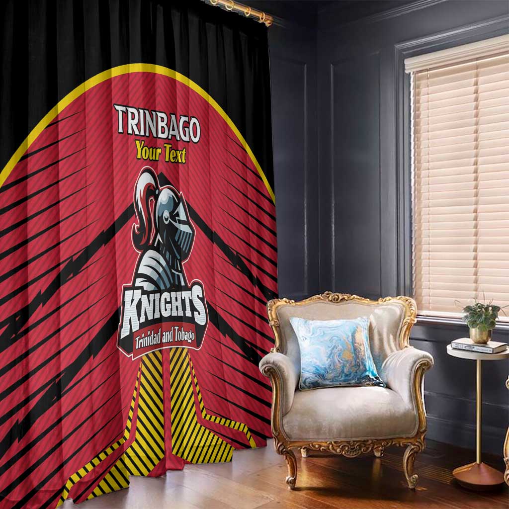 Custom Trinidad and Tobago Cricket Window Curtain Wave Yuh Flag - Trinbago Strong