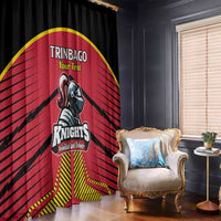 Custom Trinidad and Tobago Cricket Window Curtain Wave Yuh Flag - Trinbago Strong