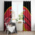 Custom Trinidad and Tobago Cricket Window Curtain Wave Yuh Flag - Trinbago Strong