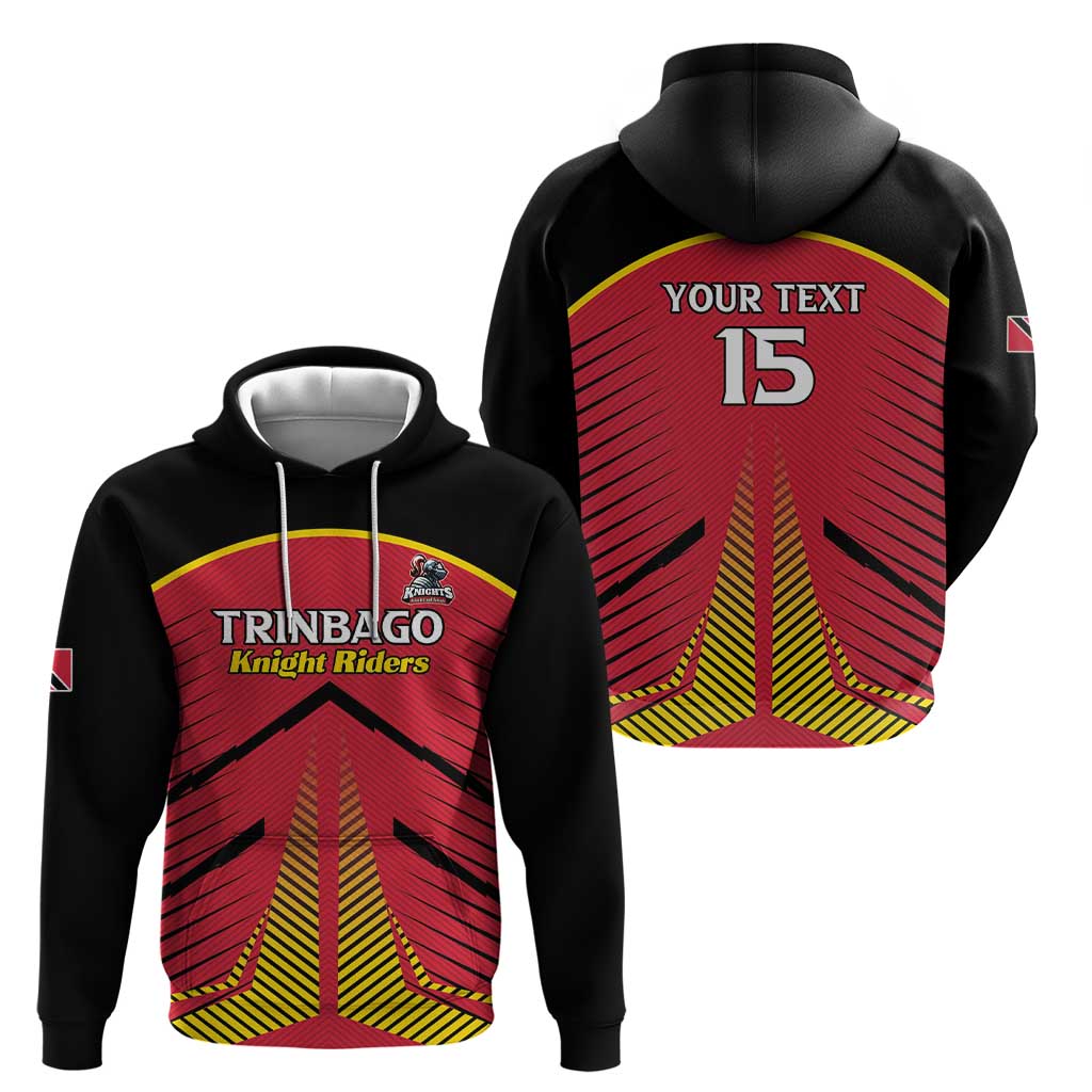 Custom Trinidad and Tobago Cricket Zip Hoodie Wave Yuh Flag - Trinbago Strong
