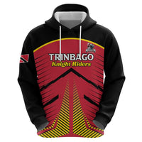 Custom Trinidad and Tobago Cricket Zip Hoodie Wave Yuh Flag - Trinbago Strong