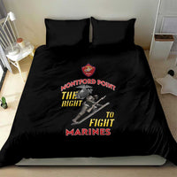 Montford Point Marines Bedding Set The Right To Fight - Black - Wonder Print Shop