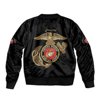 Montford Point Marines Bomber Jacket The Right To Fight - Black - Wonder Print Shop