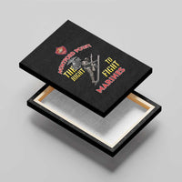 Montford Point Marines Canvas Wall Art The Right To Fight - Black - Wonder Print Shop