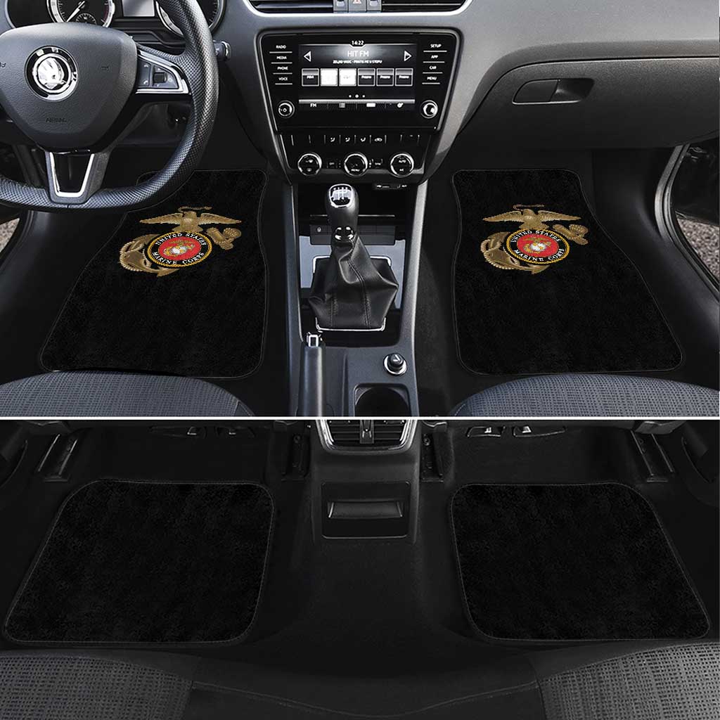 Montford Point Marines Car Mats The Right To Fight - Black - Wonder Print Shop