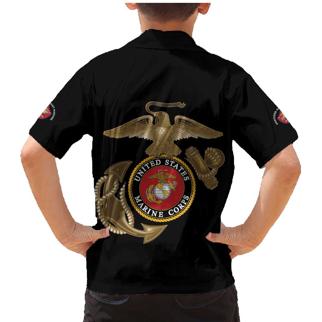 Montford Point Marines Family Matching Mermaid Dress and Hawaiian Shirt The Right To Fight - Black - Wonder Print Shop