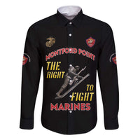 Montford Point Marines Family Matching Summer Maxi Dress and Hawaiian Shirt The Right To Fight - Black - Wonder Print Shop